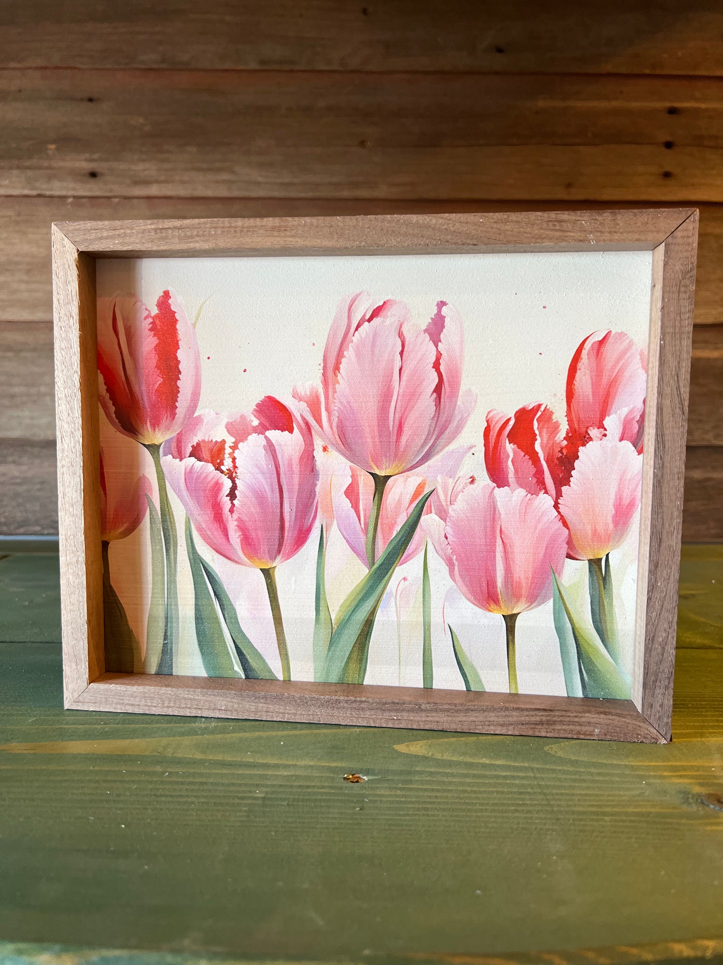 Pink Tulip Plaque