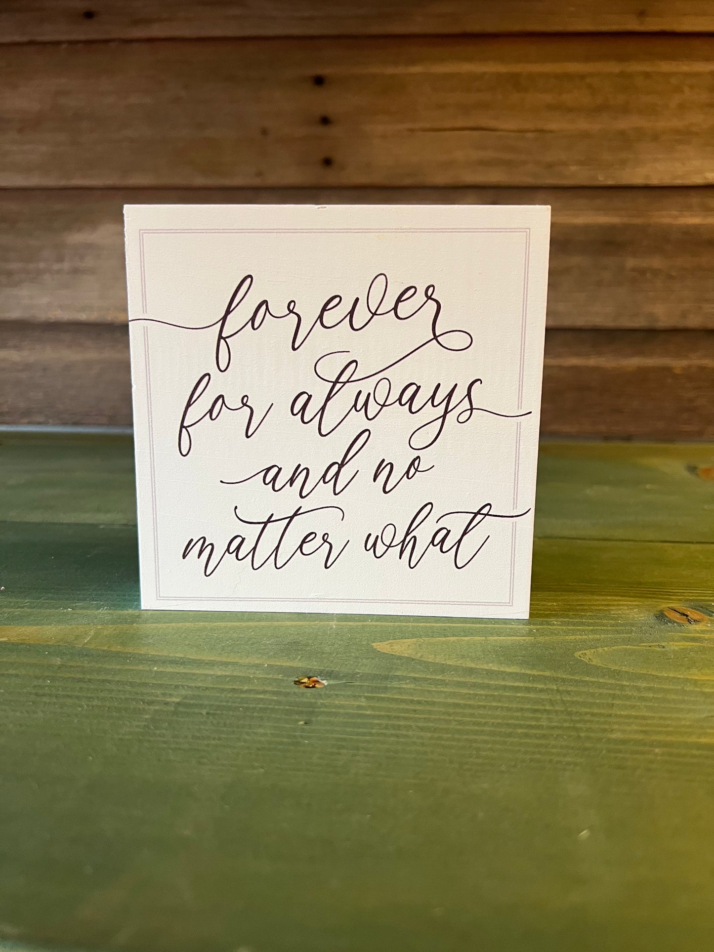 Forever For Always… Block