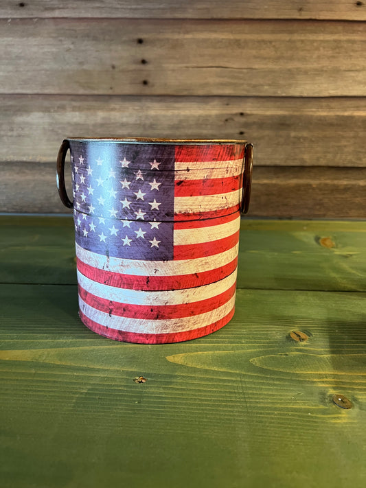 American Flag Bucket (sm)