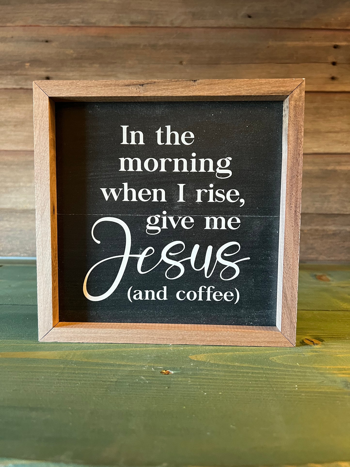 In The Morning... Plaque