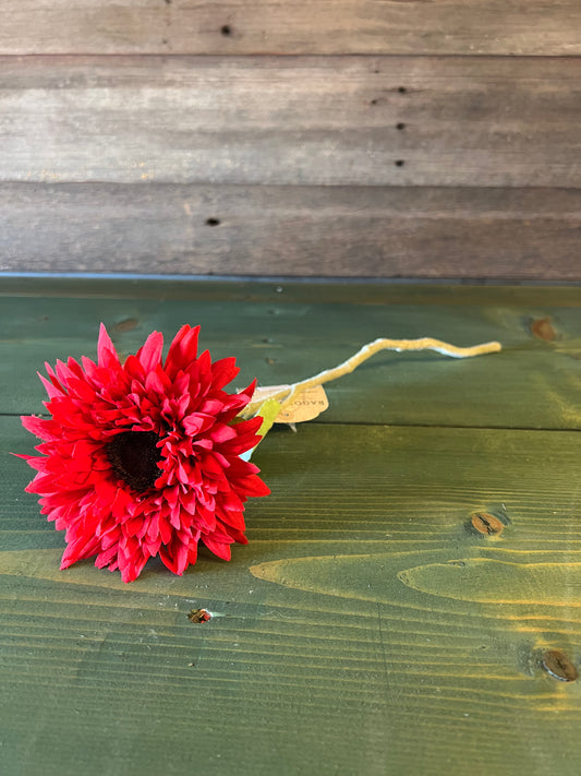 Red Sunflower Pick