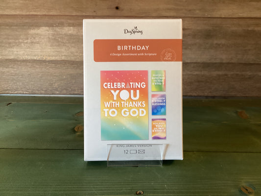 Box Cards Birthday Dots