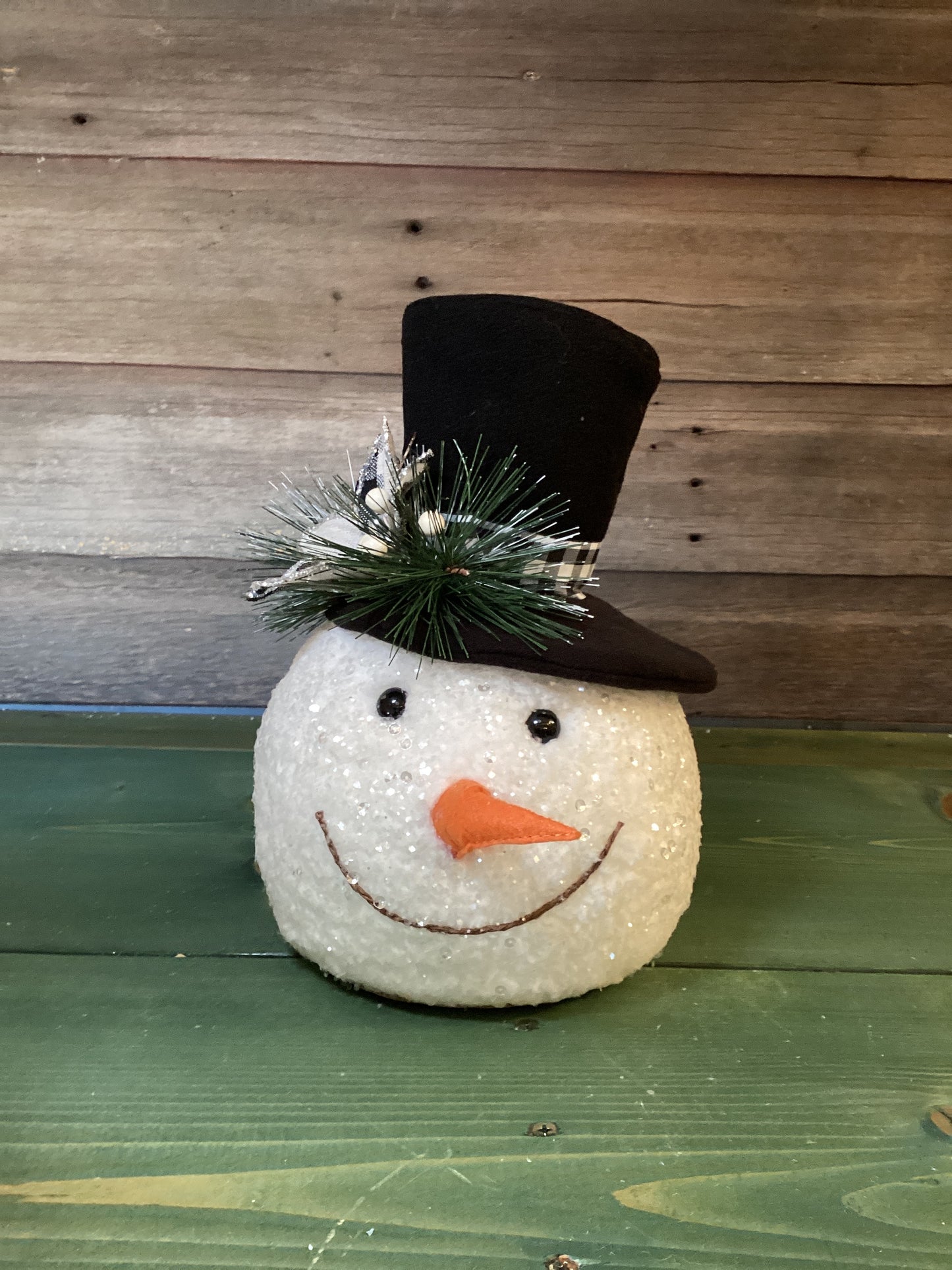 Snowman Head w/Top Hat (lg)