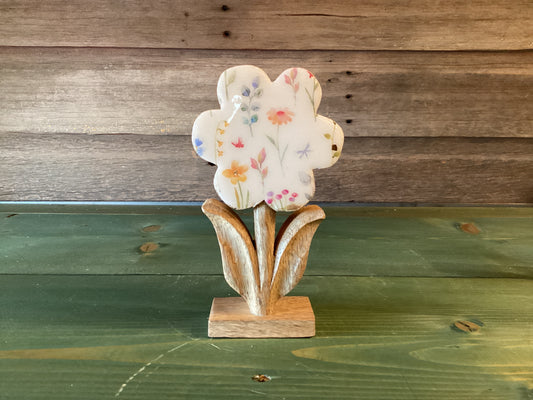 Flower Enamel w/Flowers (sm)