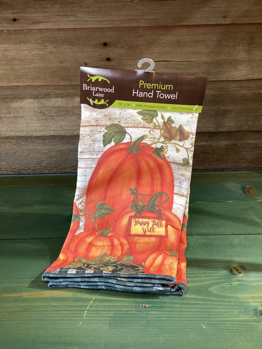 Towel Happy Fall Y’all Pumpkins