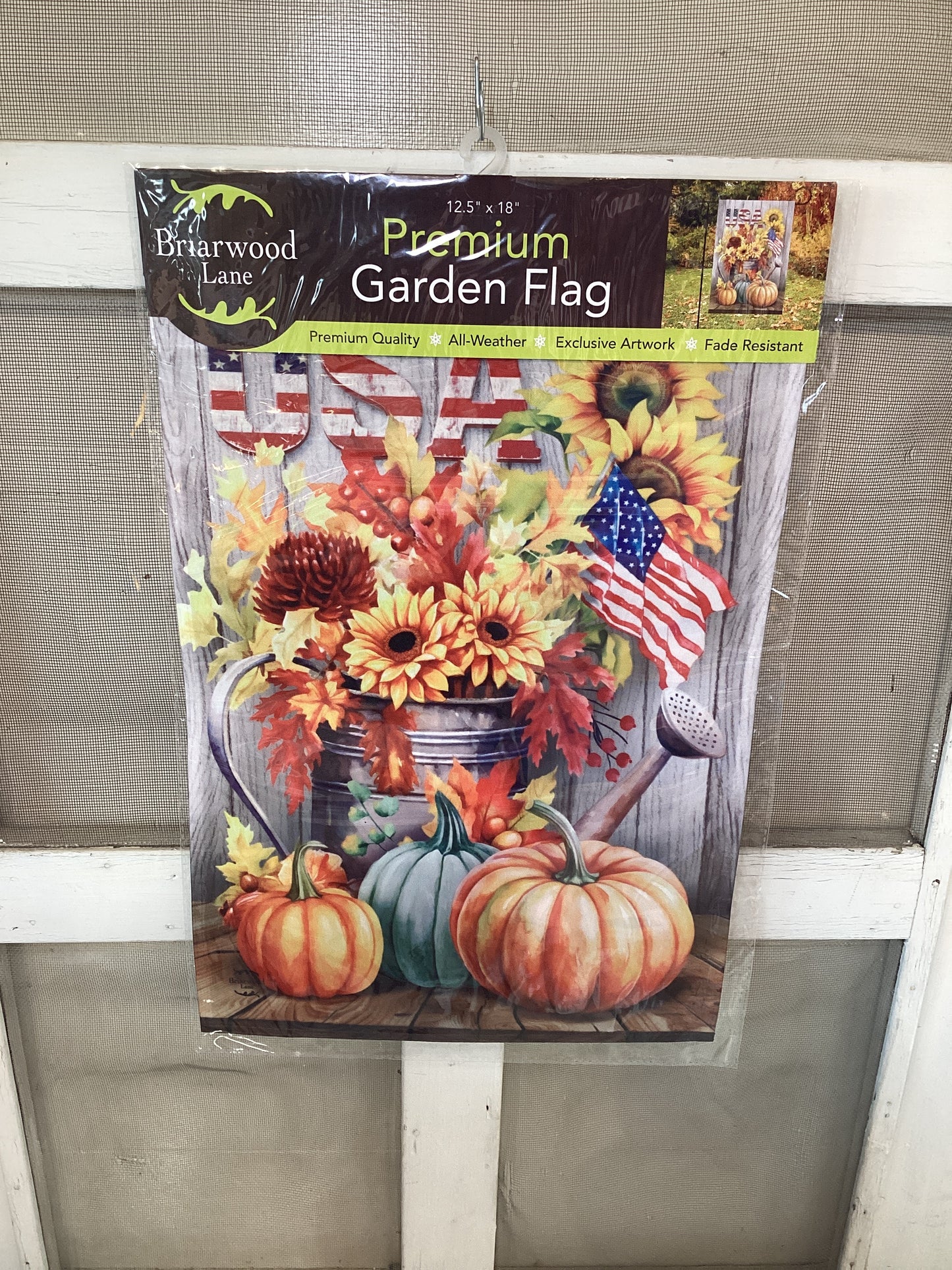 Garden Flag American Autumn
