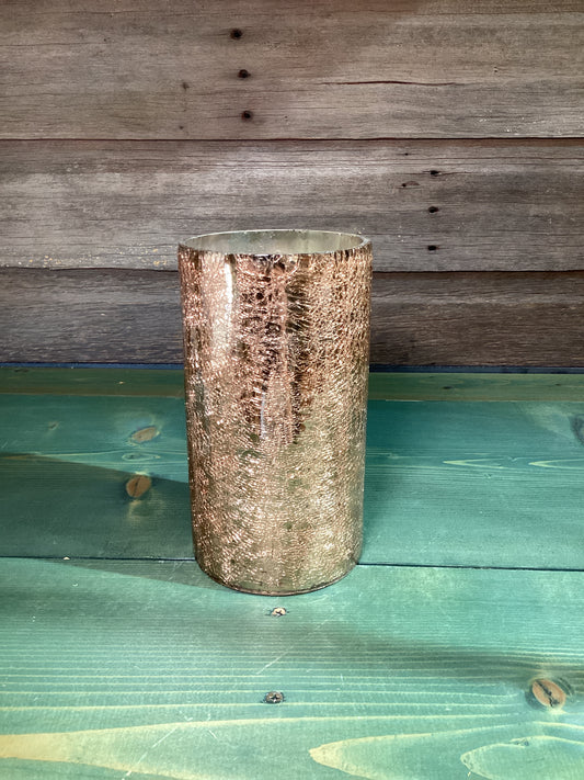 Copper Crackled Cylinder