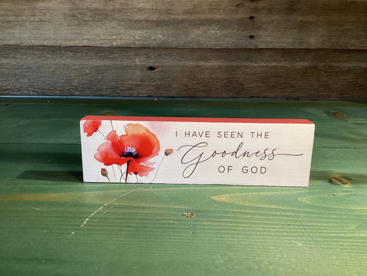 I Have Seen The Goodness…Block