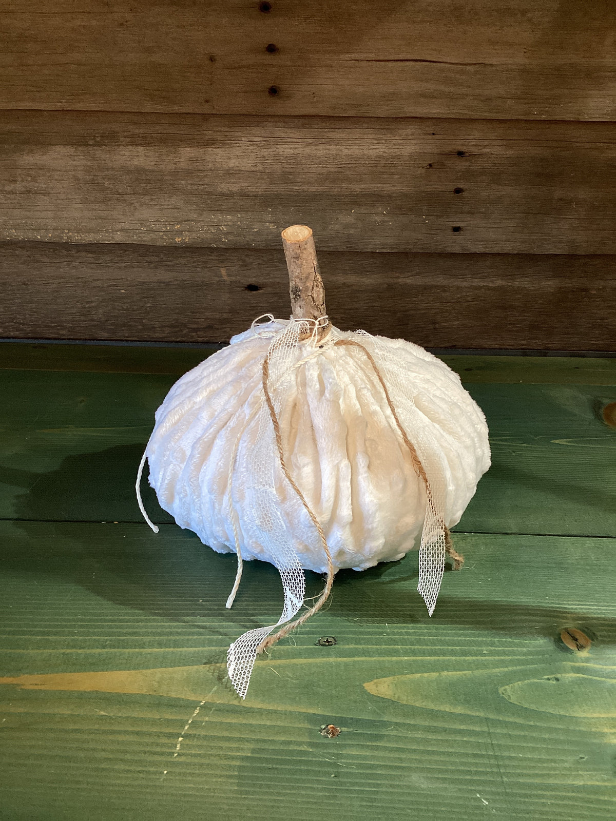 Maude & Maurrine's Handmade Cloth Pumpkin ($10)