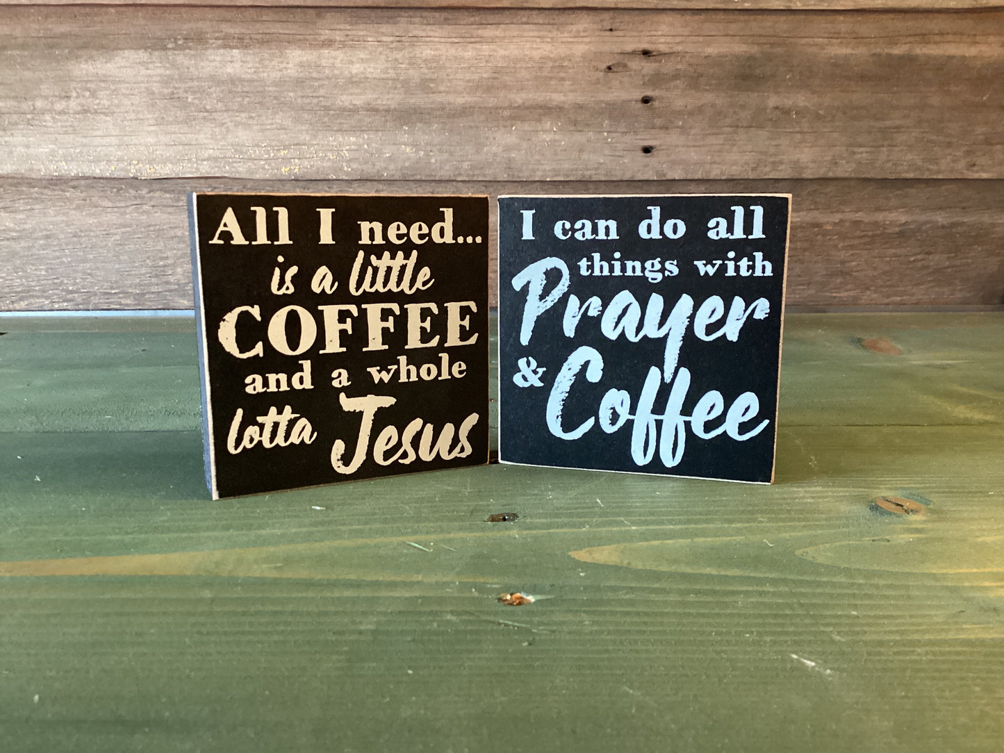 Coffee & Prayer Black Block