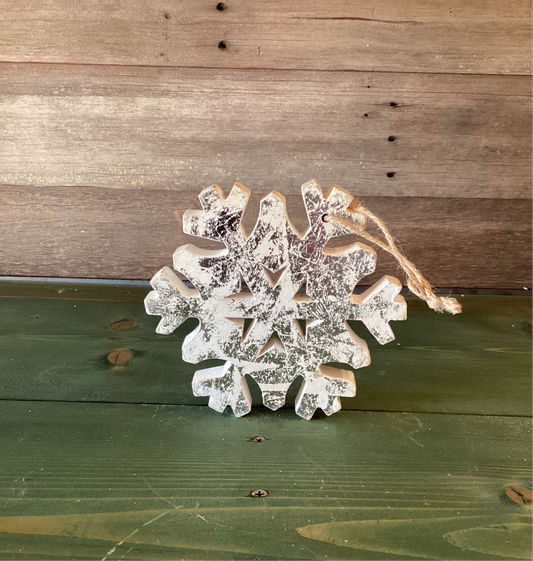 Kel-Toy Wooden Snowflake (lg)