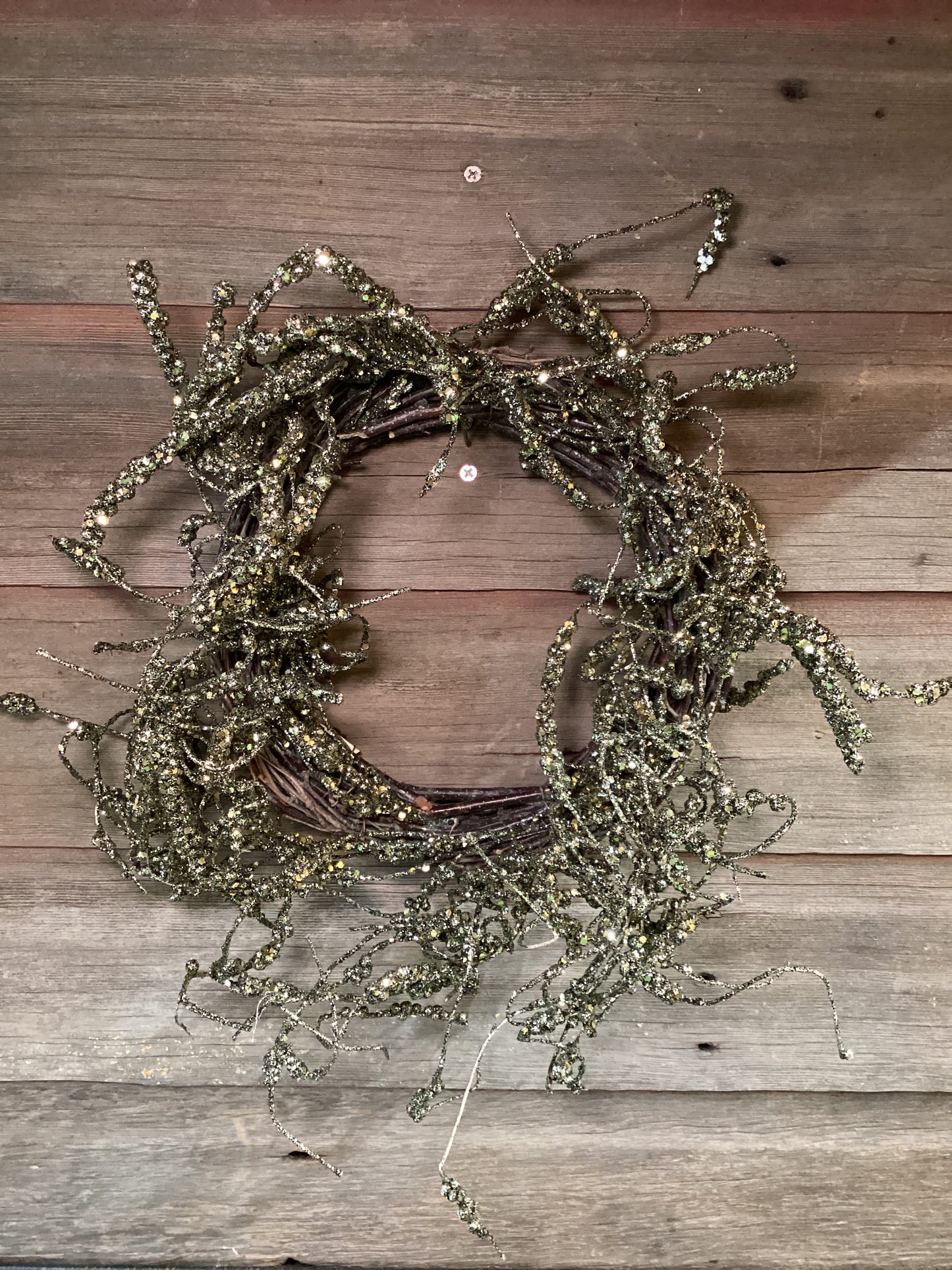 Tangled Glitter Wreath