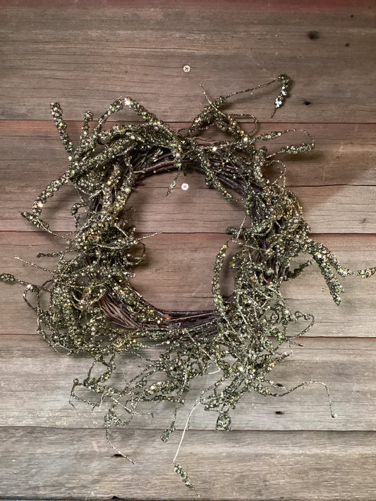 Tangled Glitter Wreath