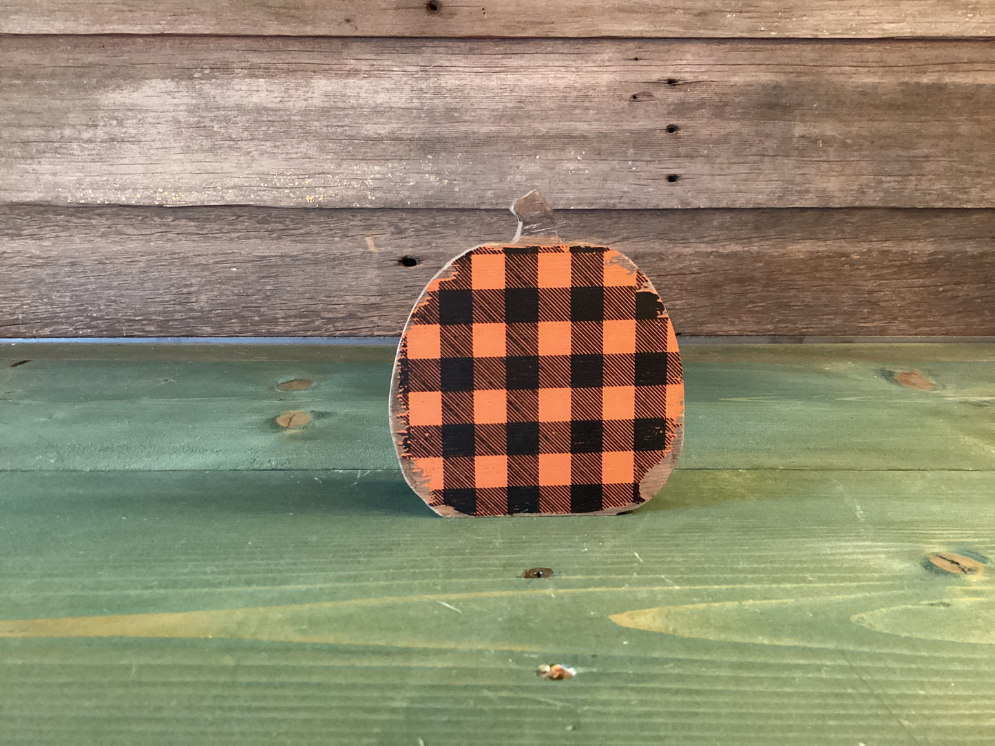 Checkered Orange & Black Pumpkin (sm)