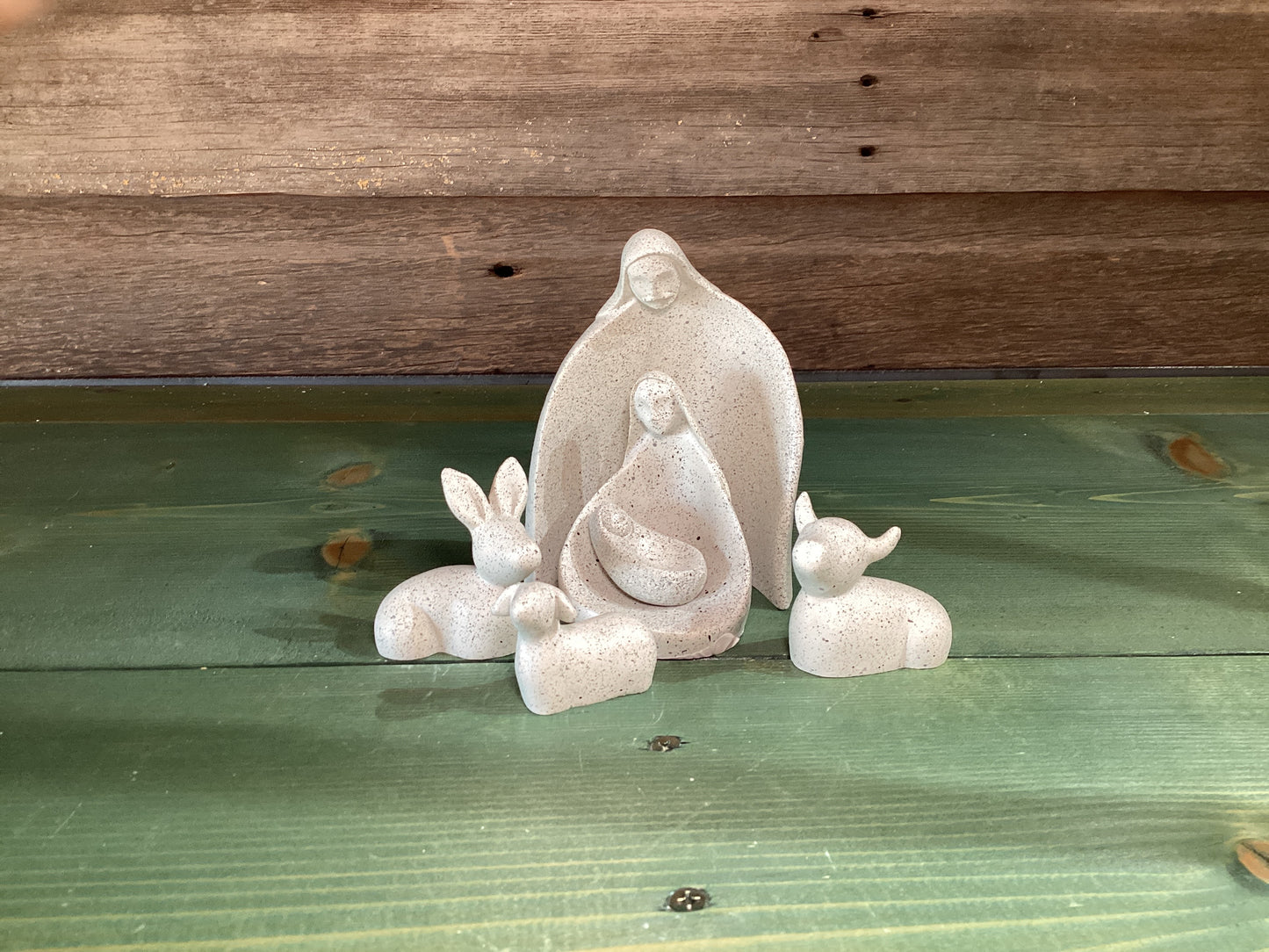 Nativity Modern White