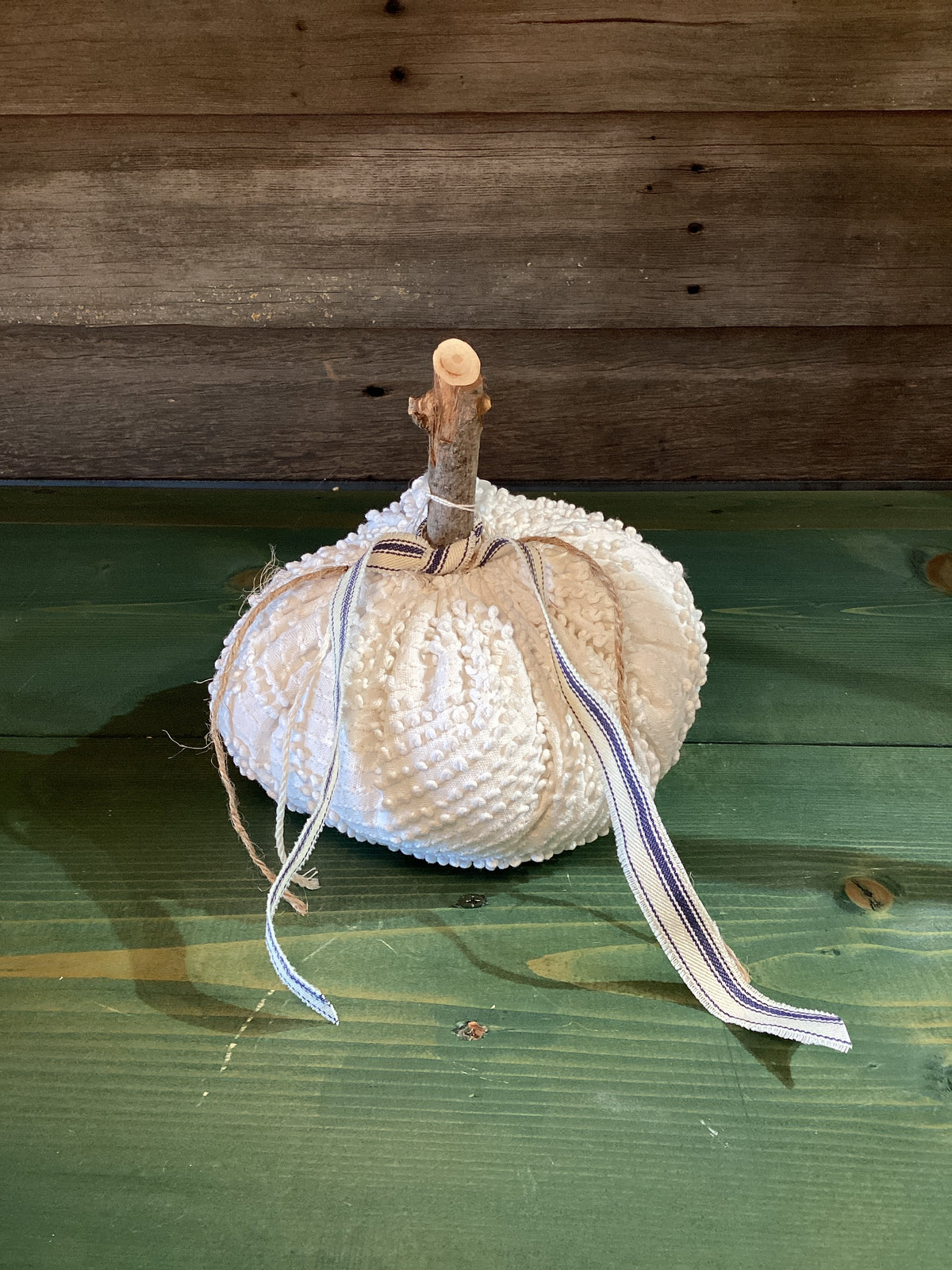 Maude & Maurrine's Handmade Cloth Pumpkin ($8)