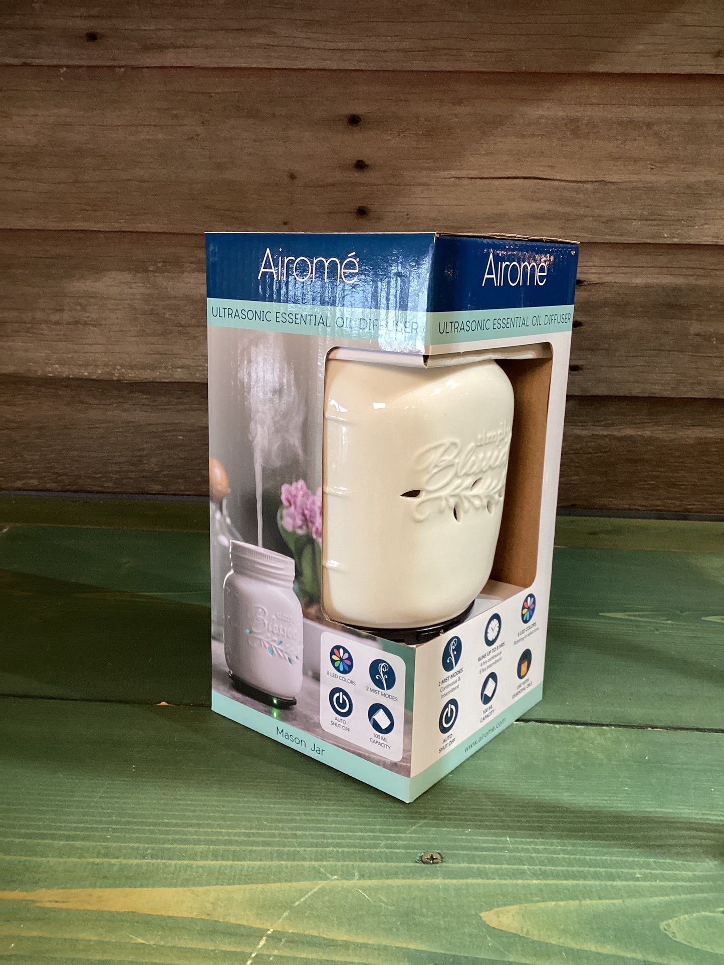 Ultrasonic Essential Oil Diffuser Mason Jar