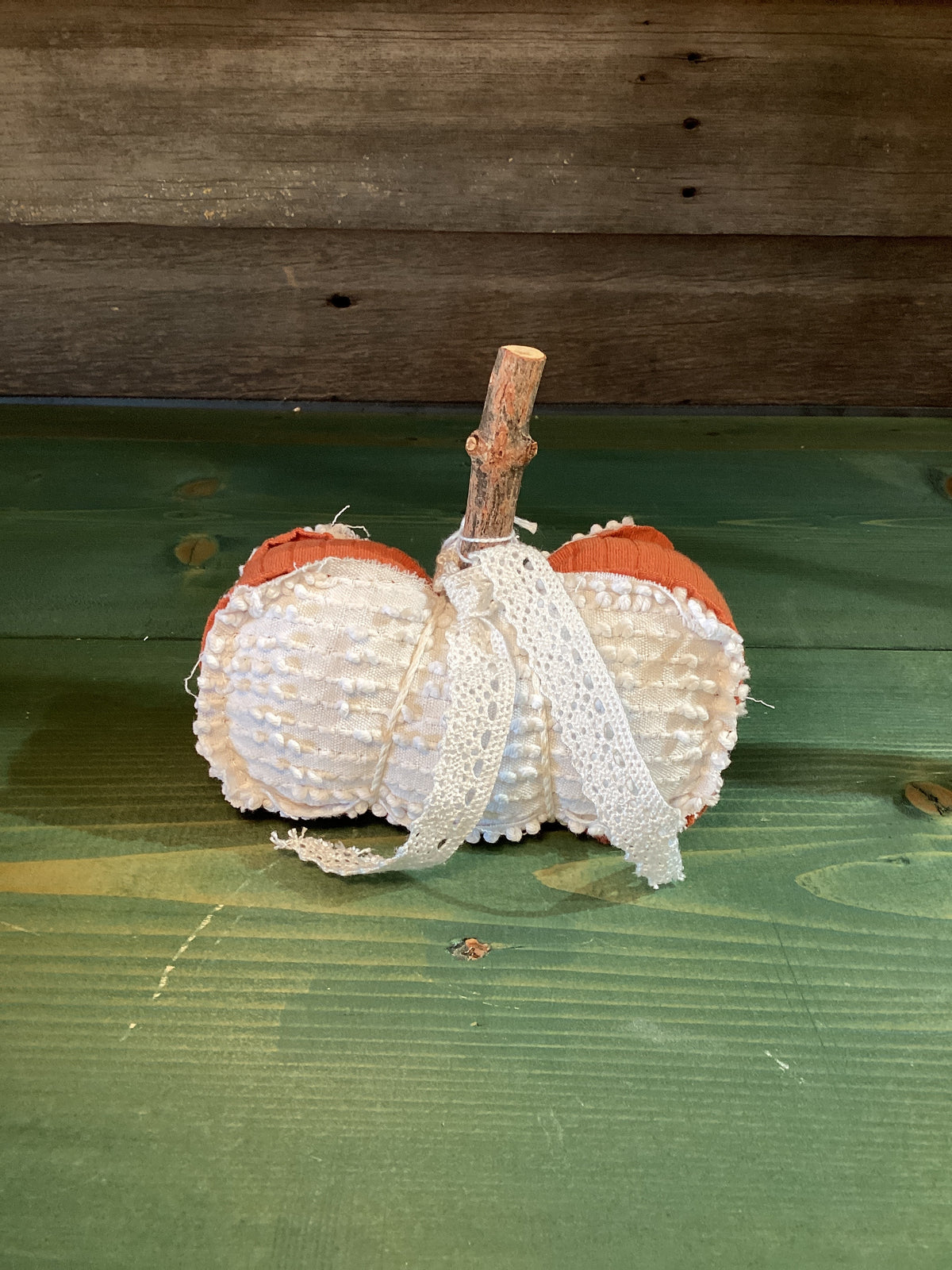 Maude & Maurrine's Handmade Cloth Pumpkin ($8)