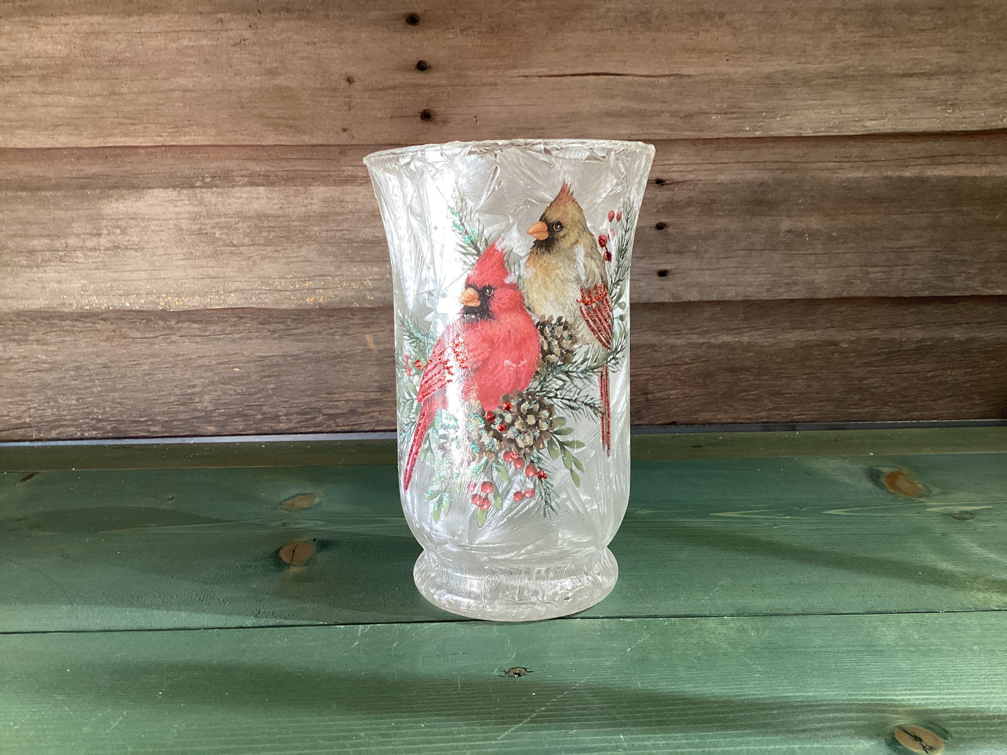Cardinal Candleholder/Vase