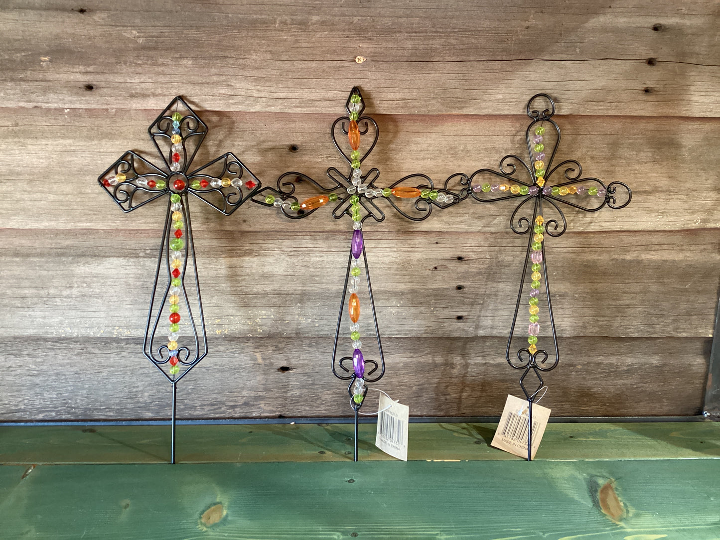 Beaded Cross Pick