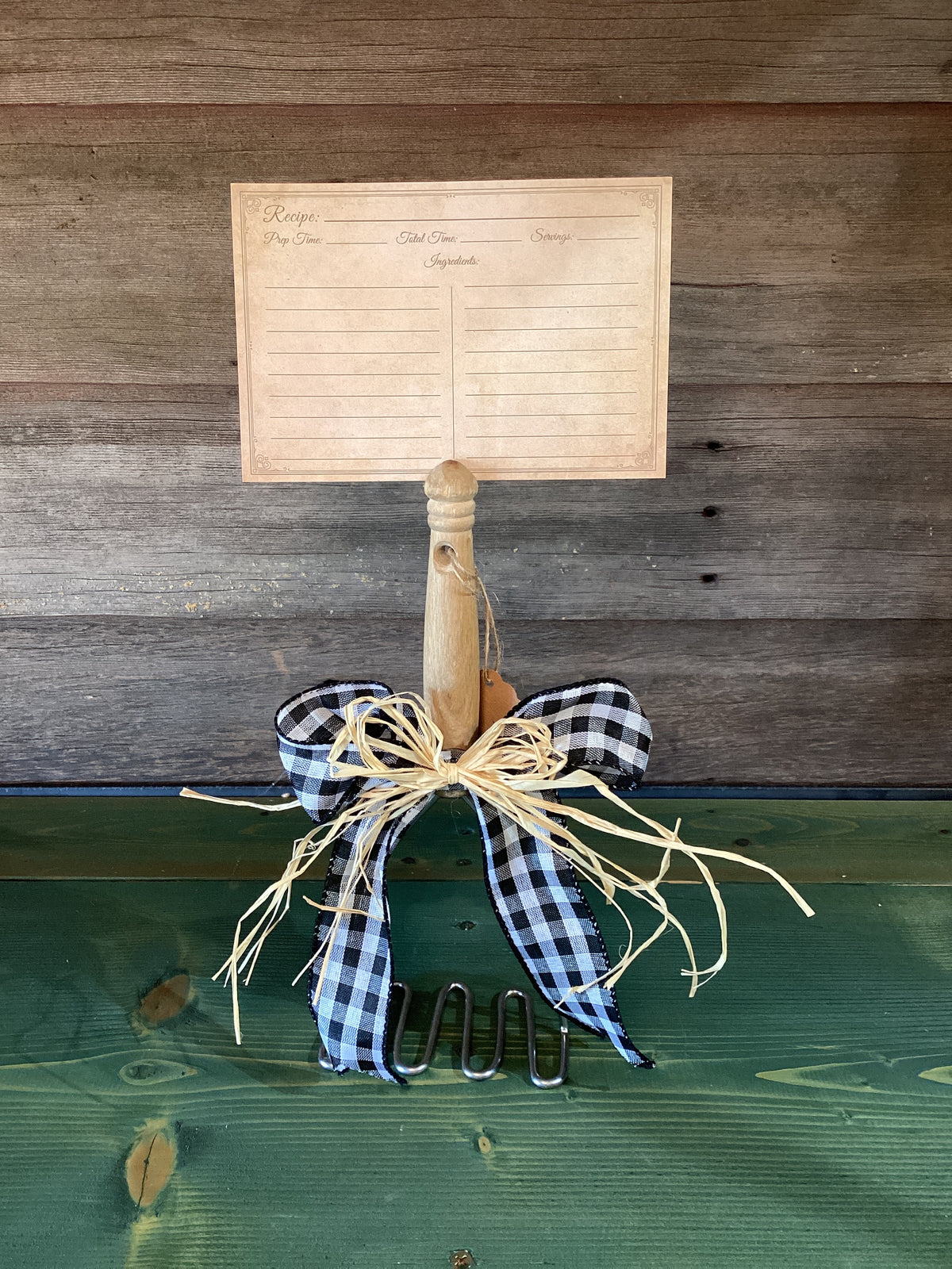 Stephanie’s Potato Masher Recipe Card Holder
