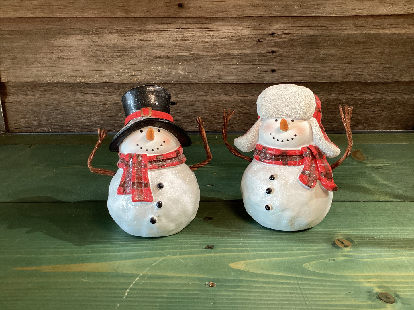 Resin Chubby Snowman
