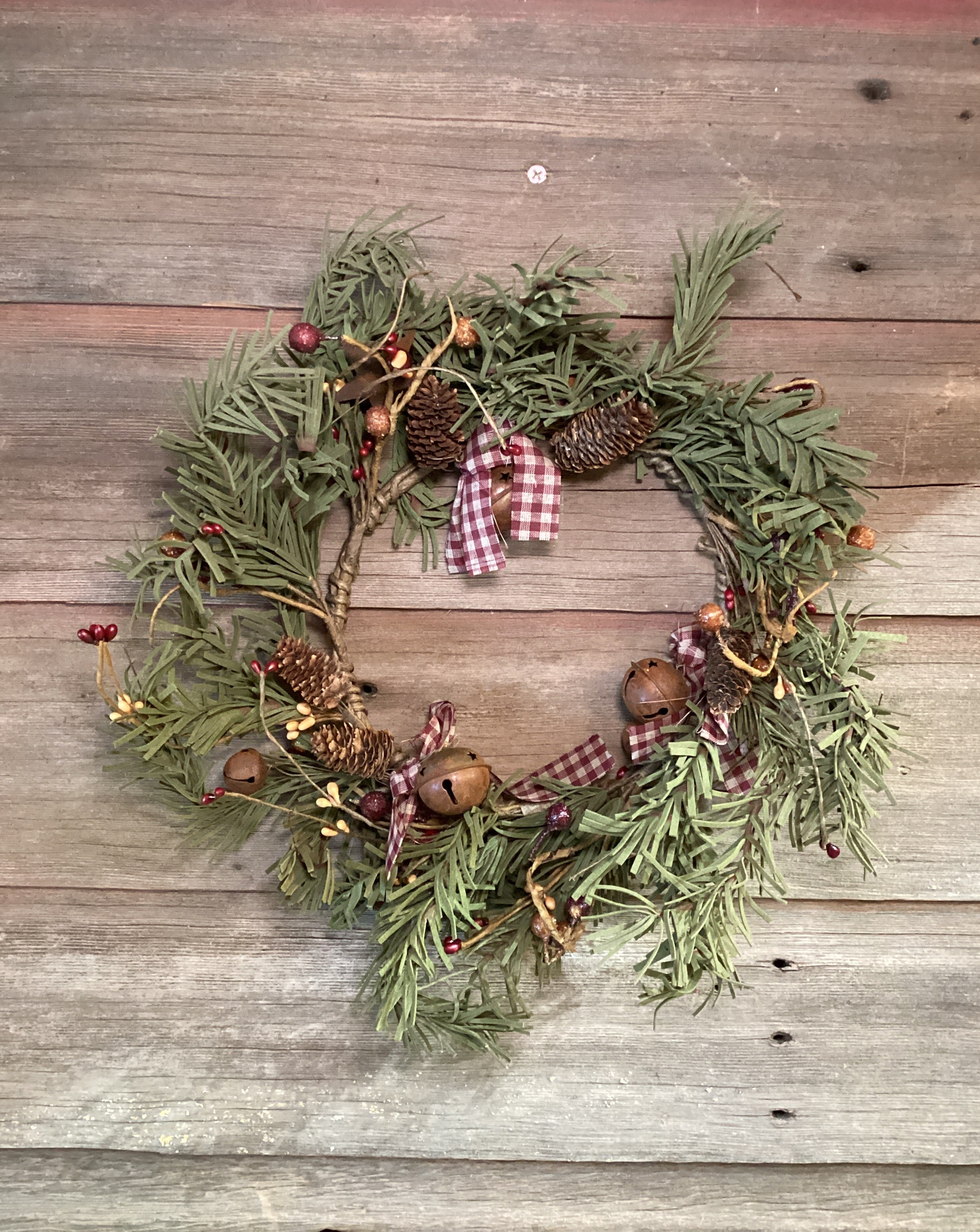 Rustic Berry Bell Wreath