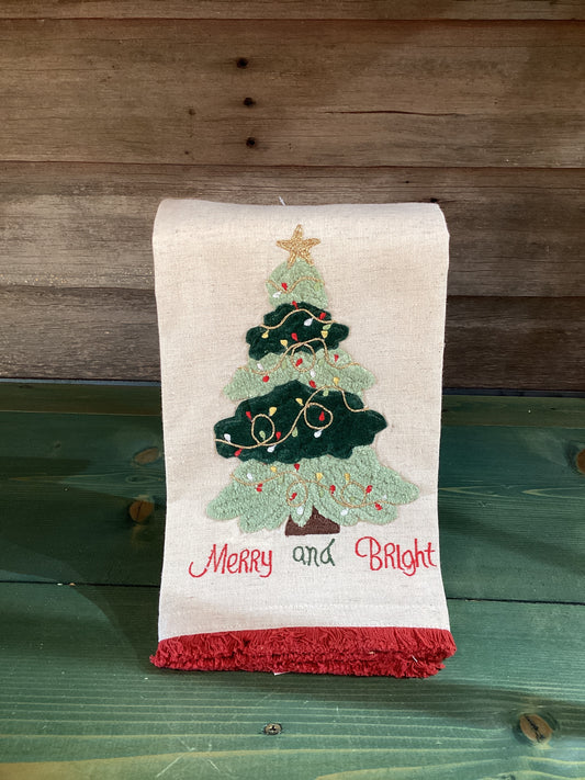 Merry & Bright Tea Towel