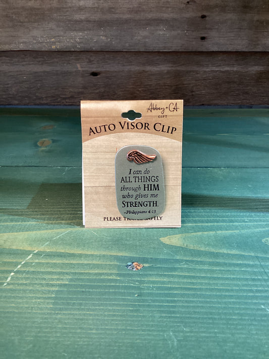 Visor Clip I Can Do All….