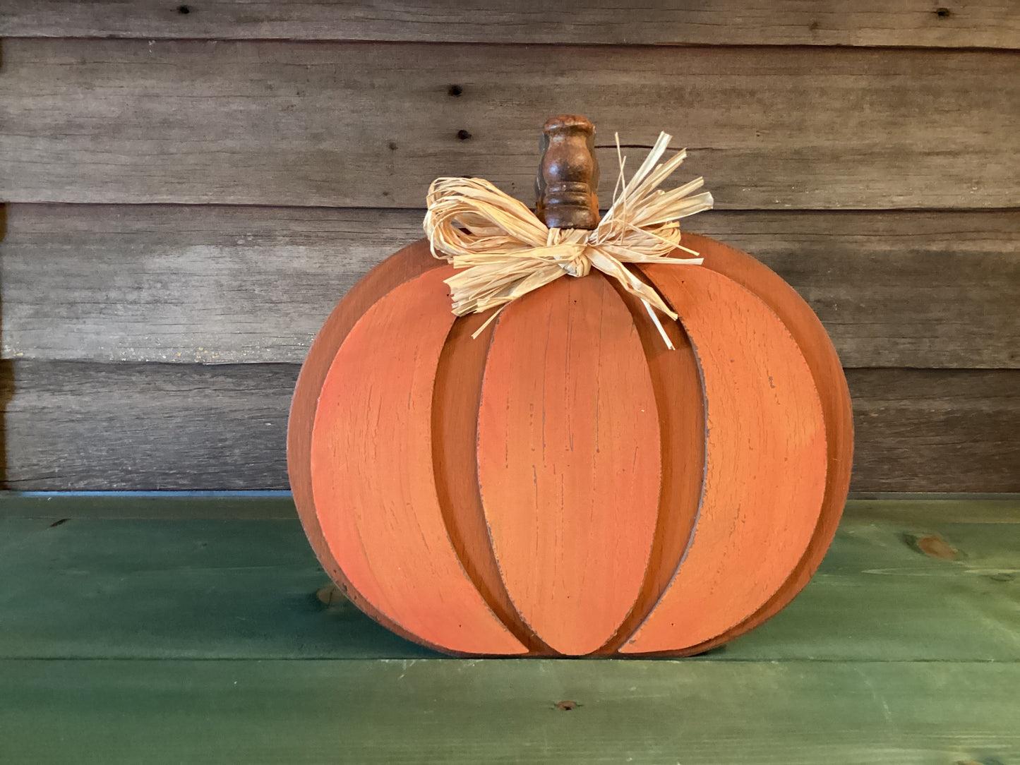 Wood Layered Pumpkin Orange (sm)