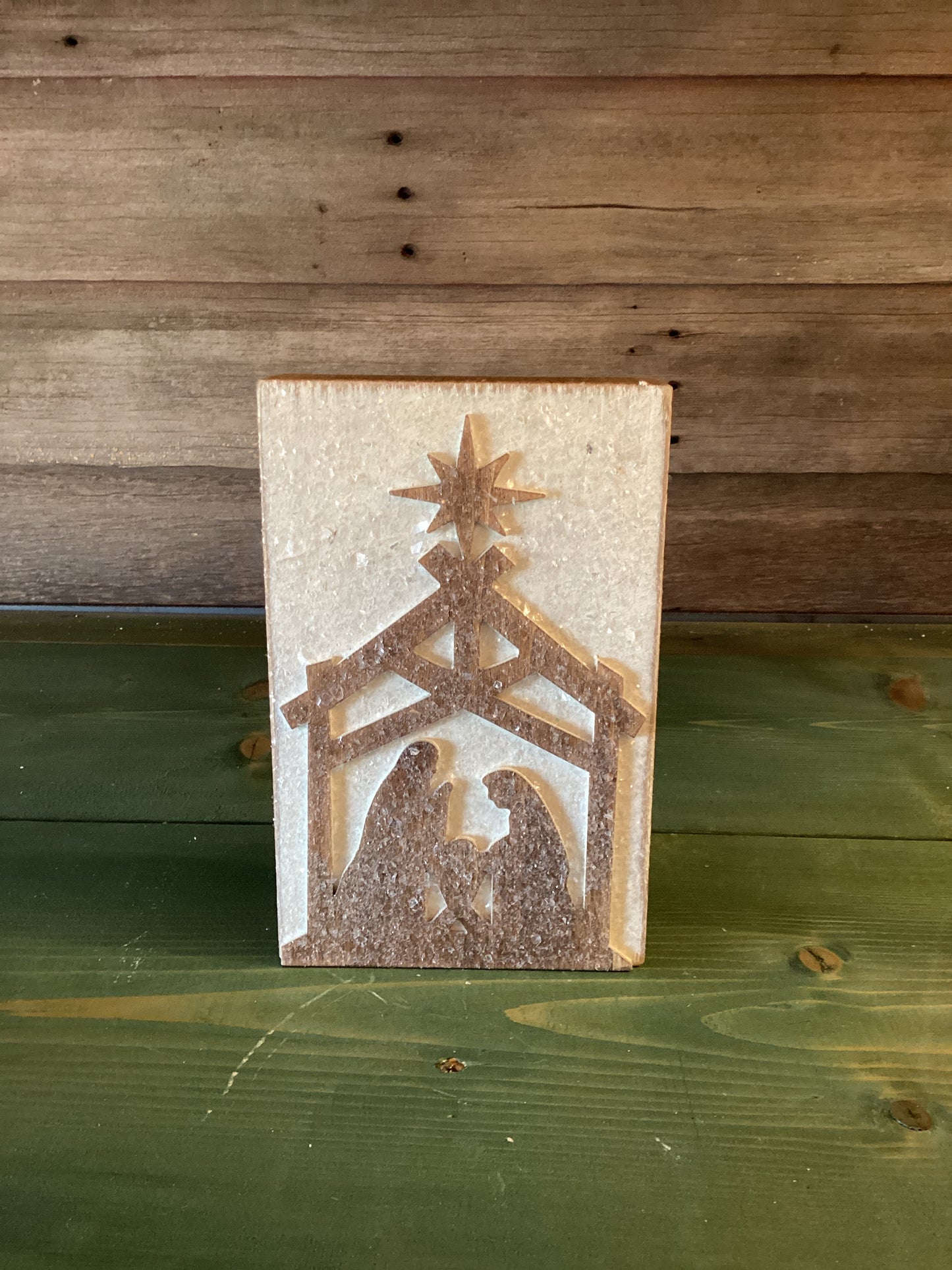 Nativity Box Sign