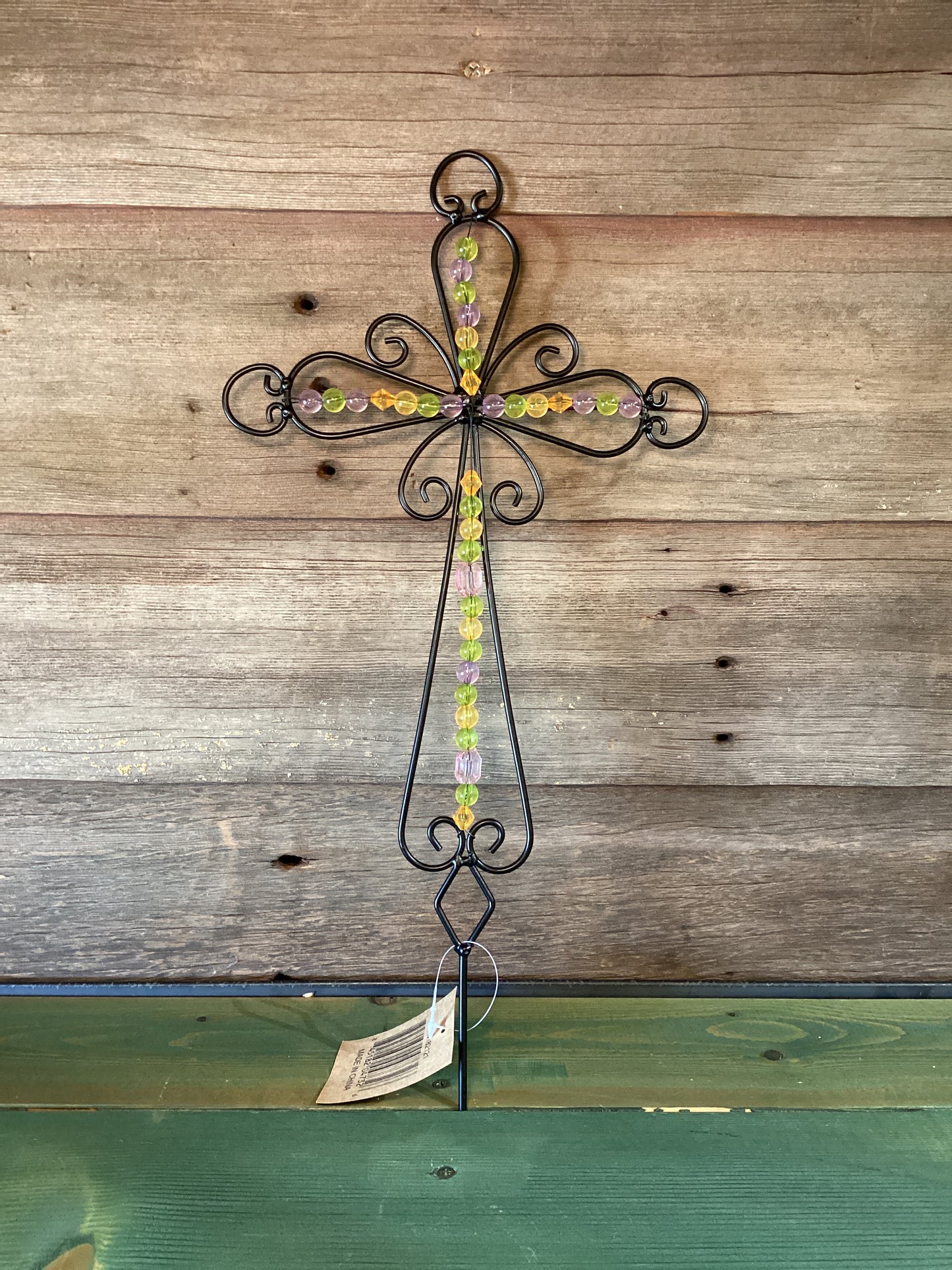 Beaded Cross Pick