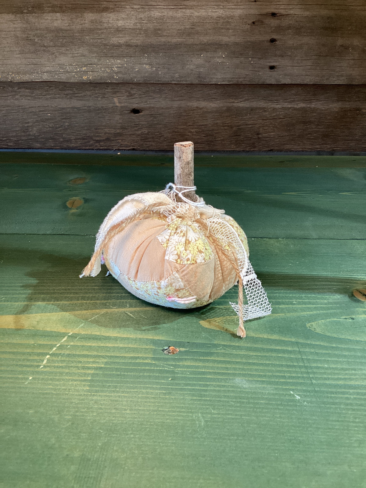 Maude & Maurrine's Handmade Cloth Pumpkin ($10)