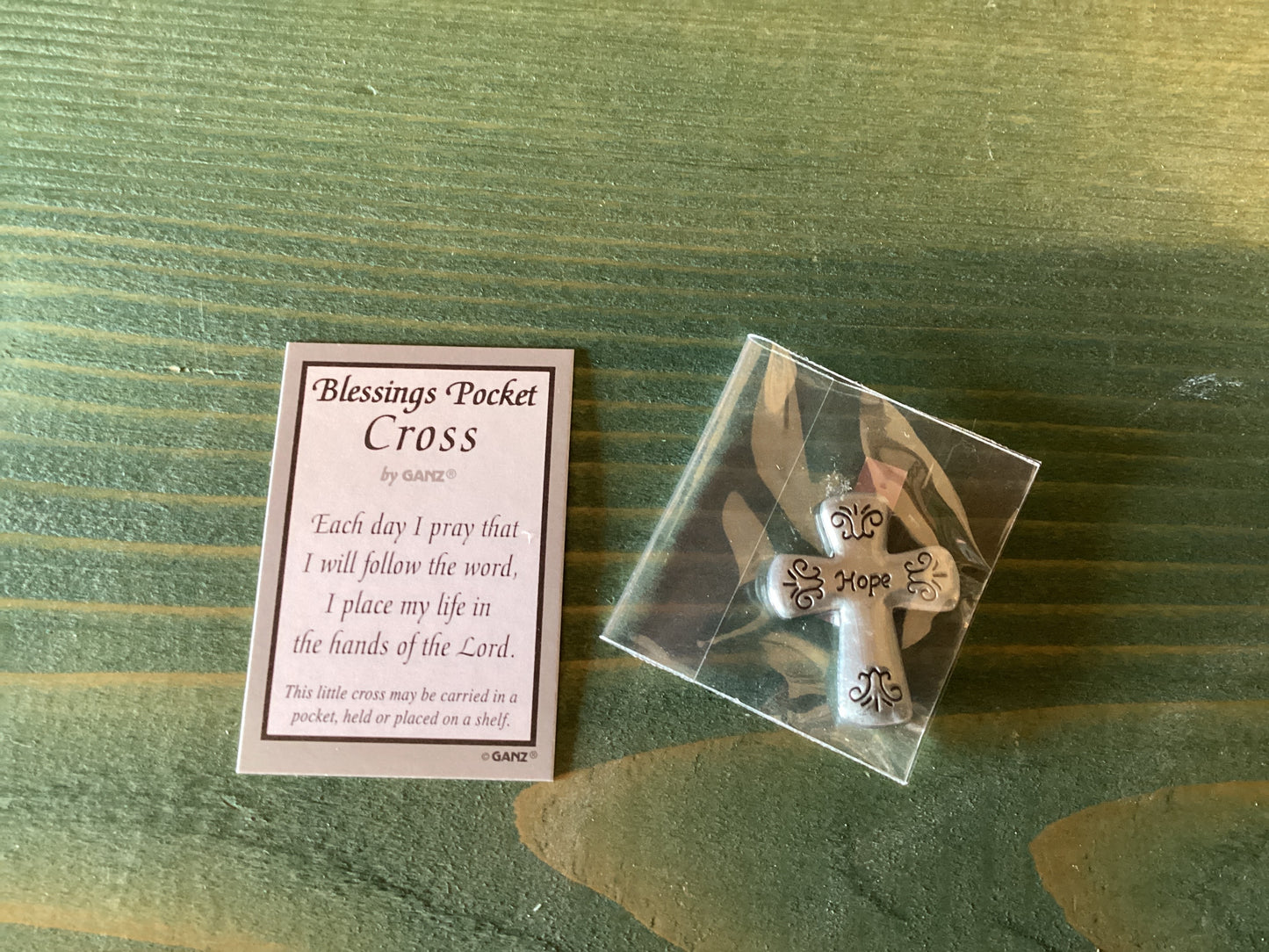 Blessings Pocket Cross Charm