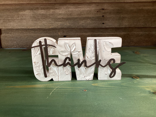 Give Thanks Cutout