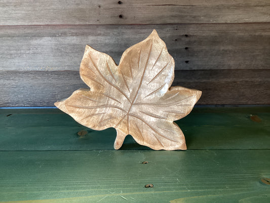 Maple Leaf Wooden Block (small)