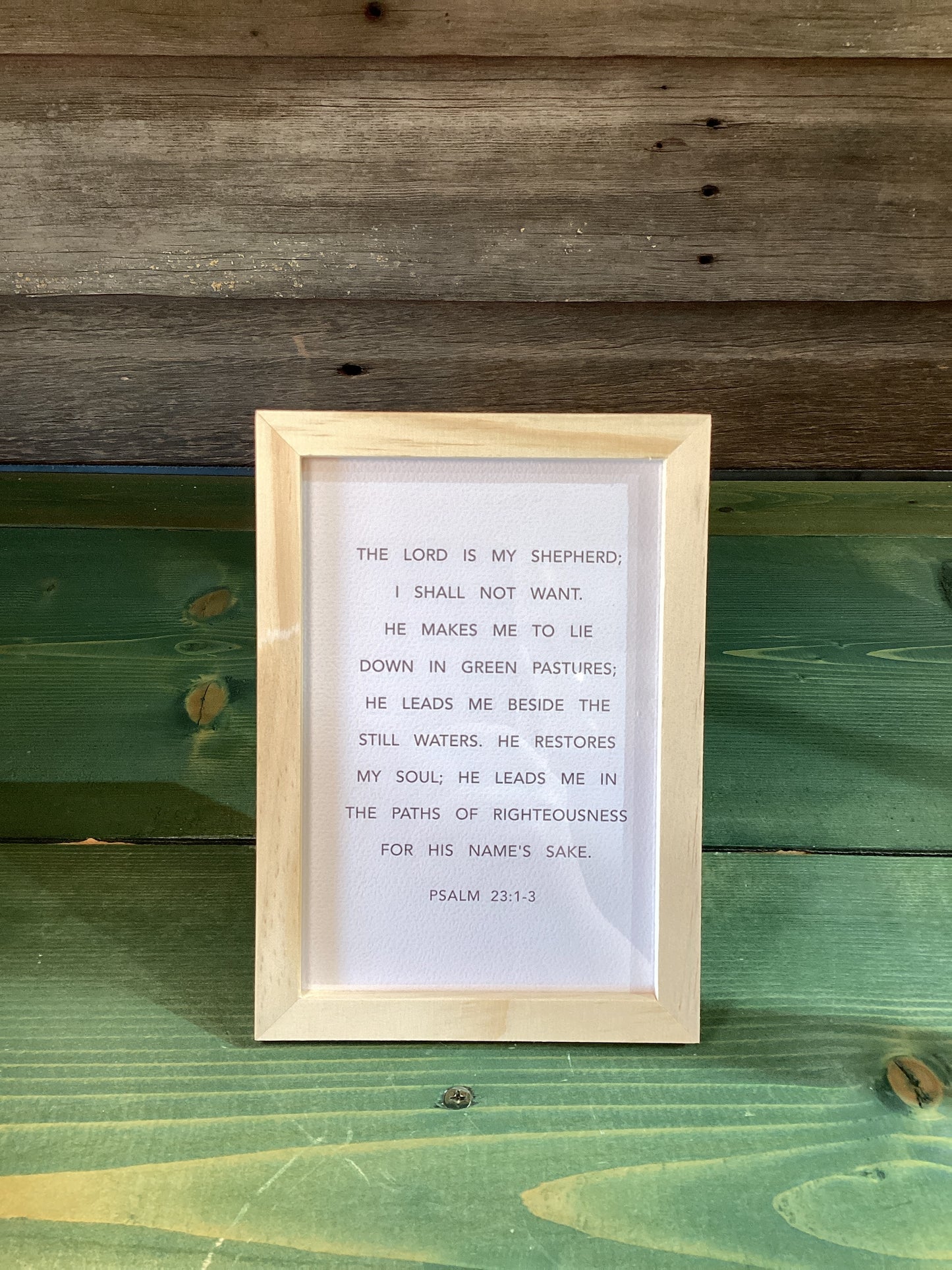 Simple Framed Scripture