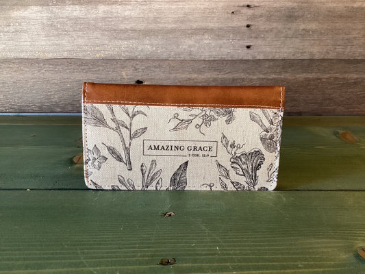Checkbook Cover Amazing Grace