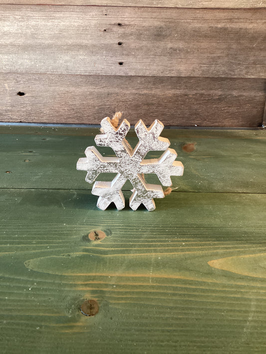 Kel-Toy Wooden Snowflake (sm)