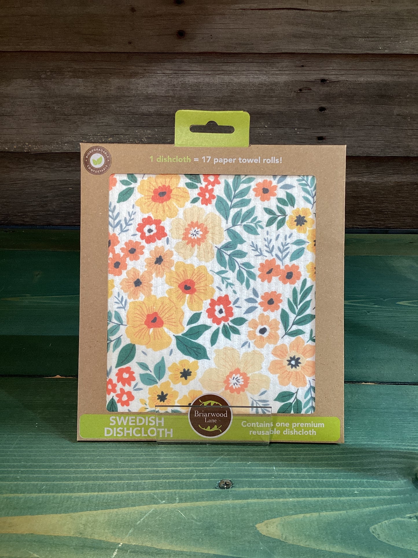 Swedish Dishcloth Pretty Flowers
