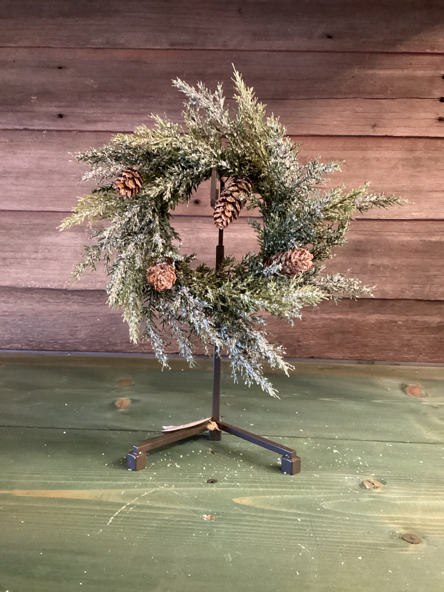 Icy Pine Candle Ring