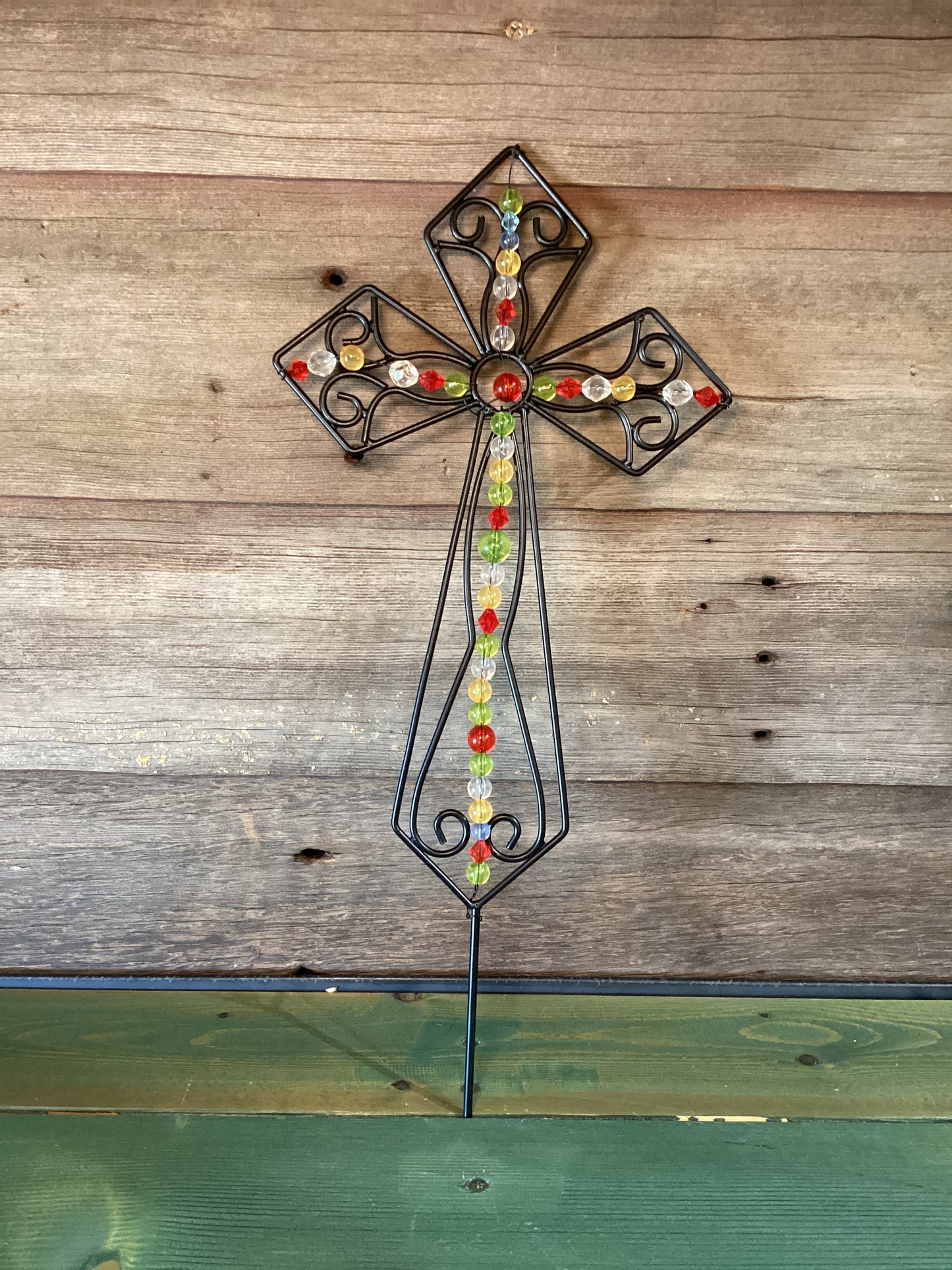 Beaded Cross Pick
