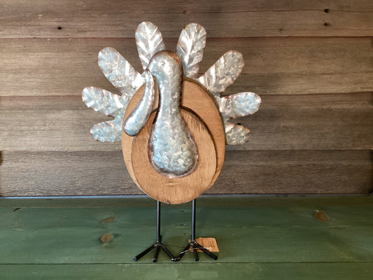 Turkey Standing Metal/Wood