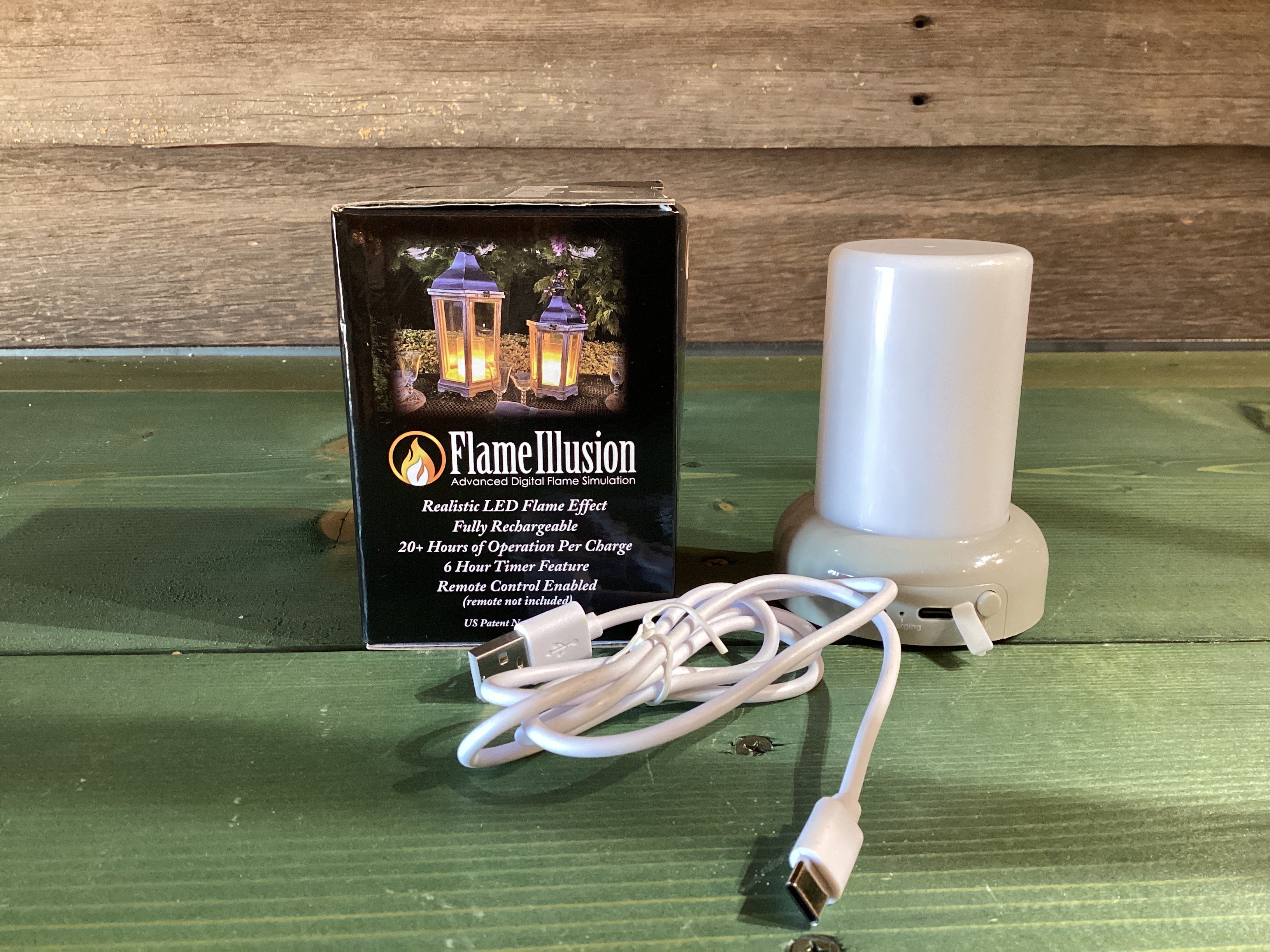 Flame Illusion Candle Mini 2.75x3.5” – The Secret Garden