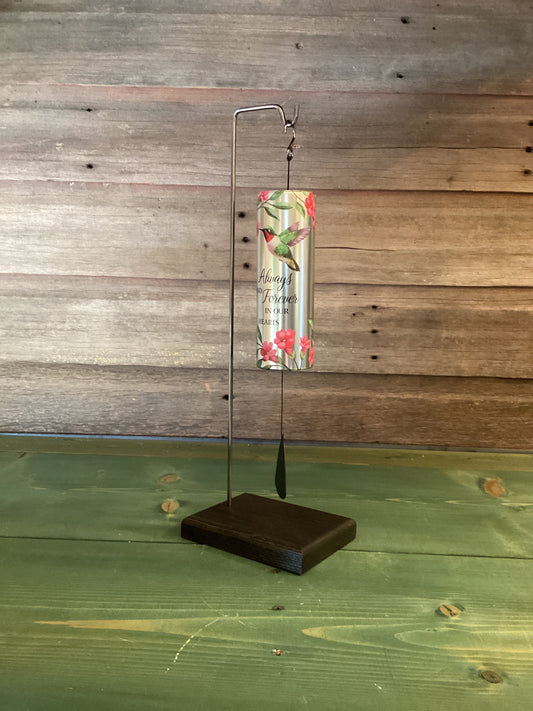 Mini Cylinder Sonnet Chime with Stand Always and Forever