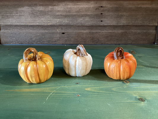 Resin Rustic Pumpkin