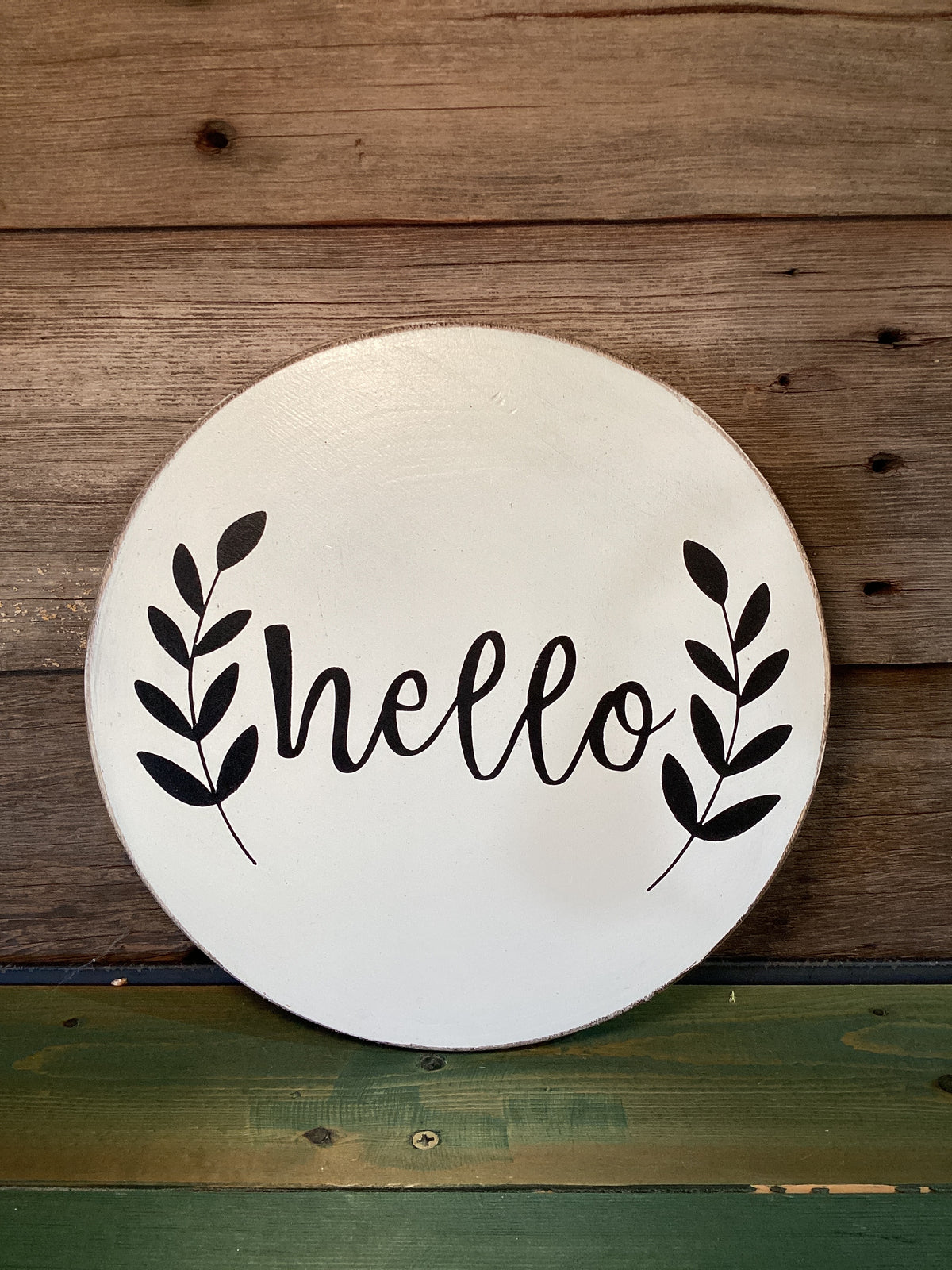 Maude & Maurrine's Handmade Round Sign