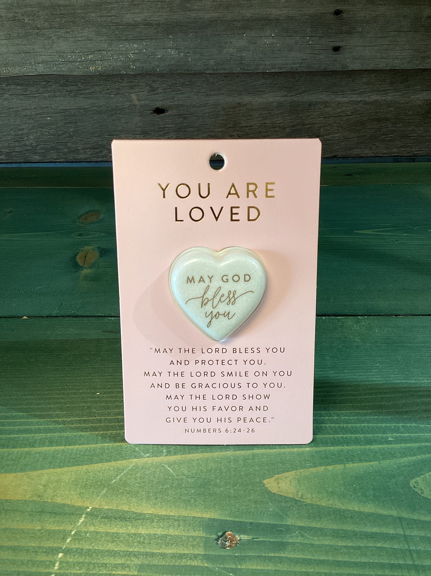 Heart Stone Card You Are Loved