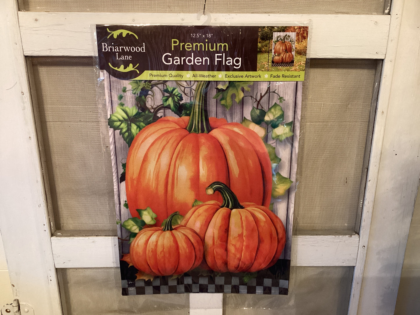 Garden Flag Country Pumpkins