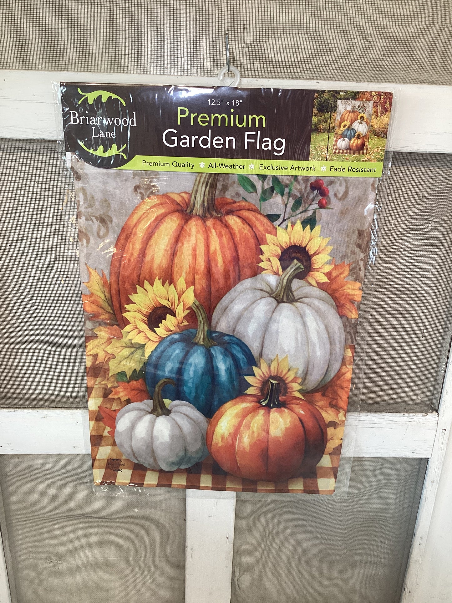 Garden Flag Pumpkin Harvest